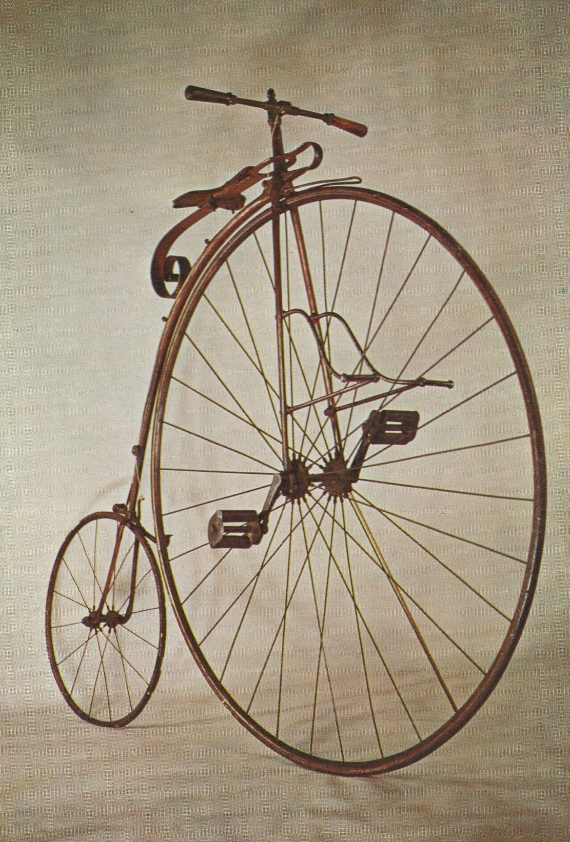 Ordinary 1872 Penny Farthing Bicycle 1969 Museum Postcard