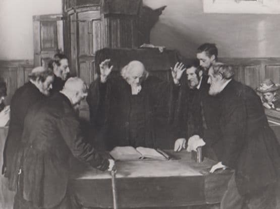 Ordination Of Elders Lorimer Scotland Scottish Real Photo Postcard
