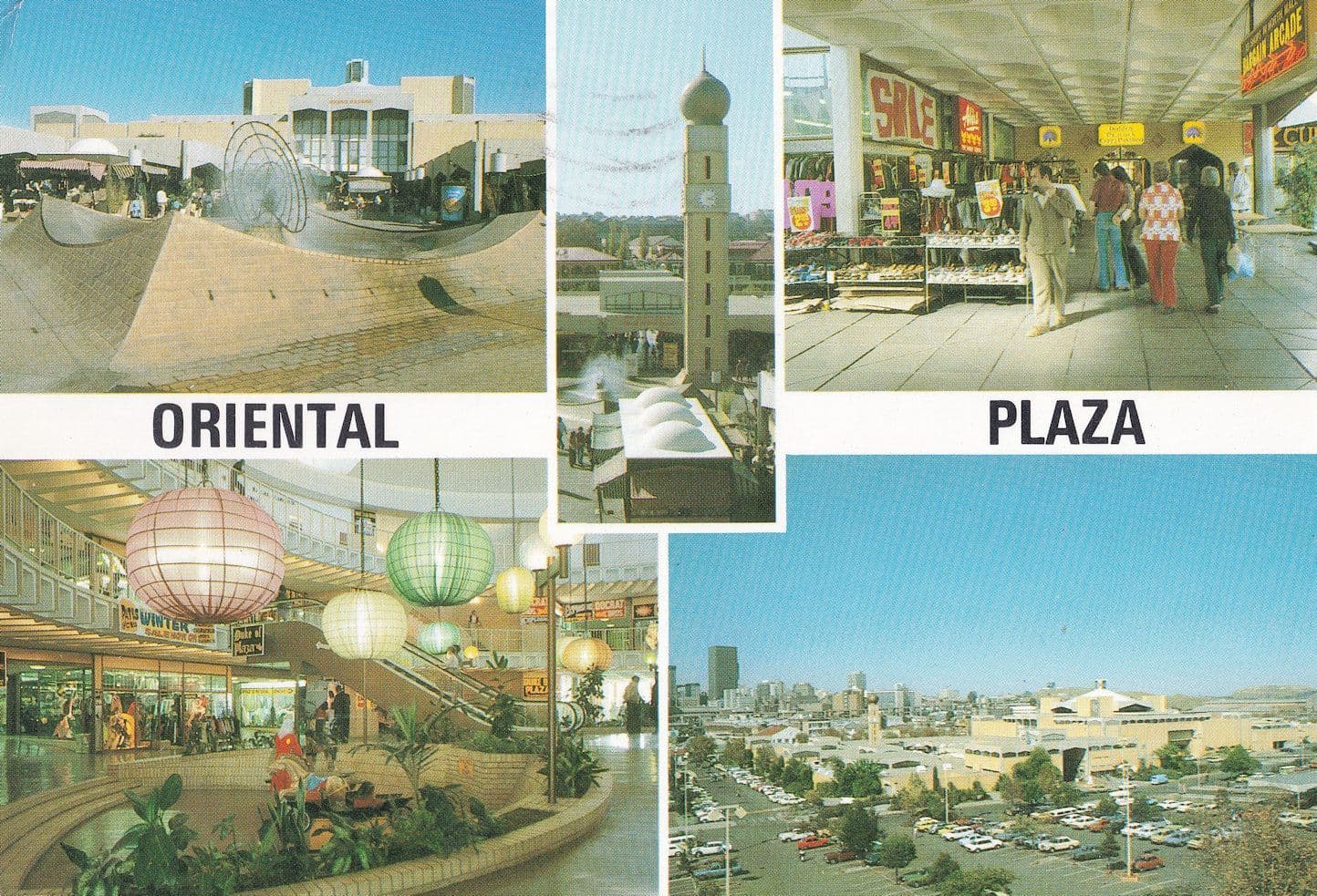 Oriental Plaza Clothes Sale Johannesburg South Africa Postcard