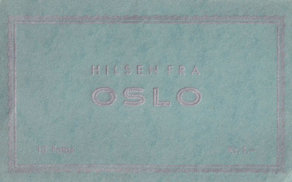 Oslo Slottat University Holres Hus Market 16x Norway Real Photo Postcard Book & MORE