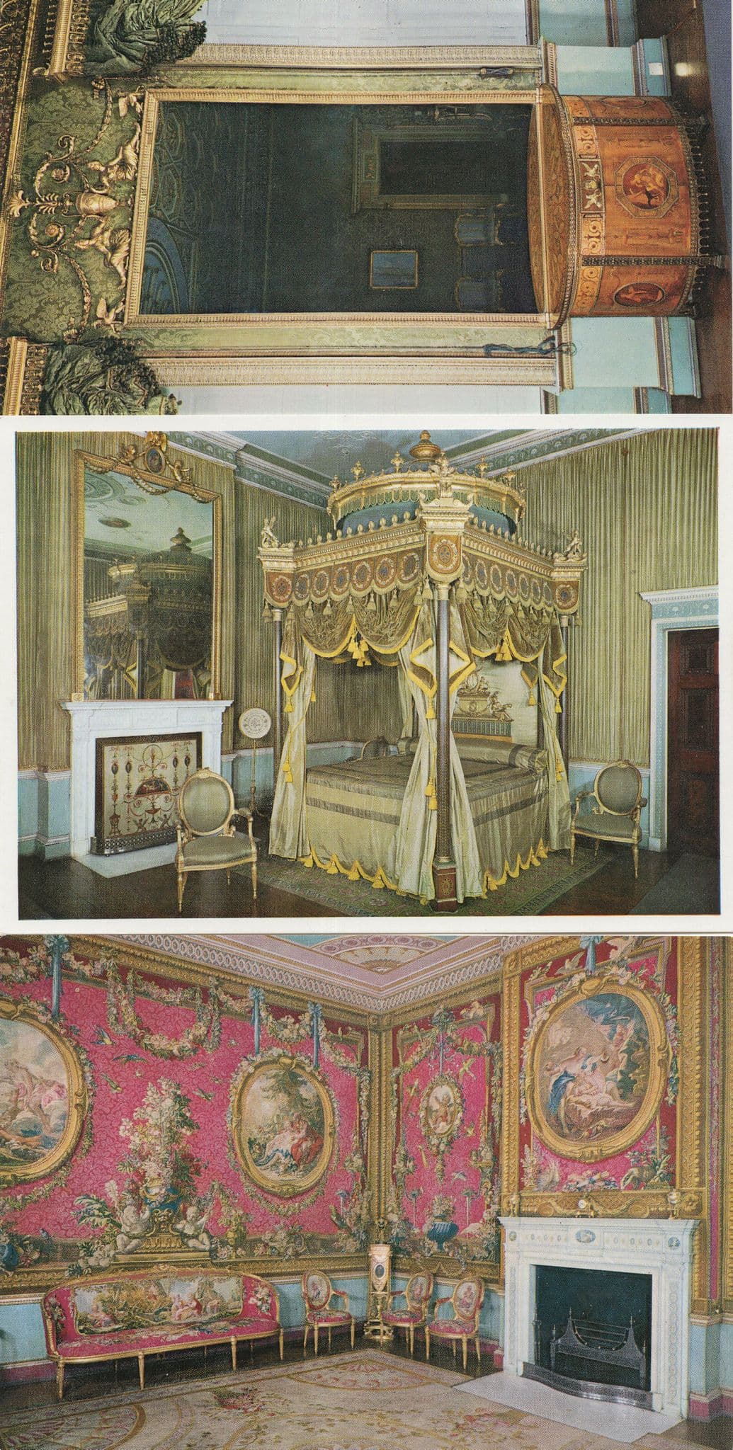 Osterley Park House Bed Chamber Tapestry Room 3x Postcard s
