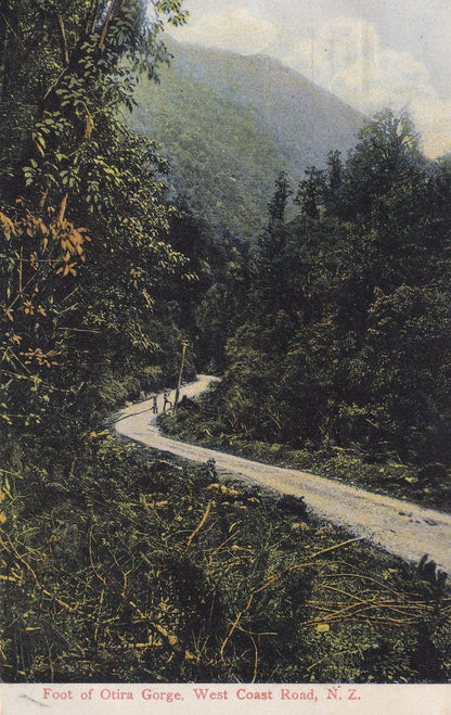 Otira Gorge Westland New Zealand 2x Old Postcard s