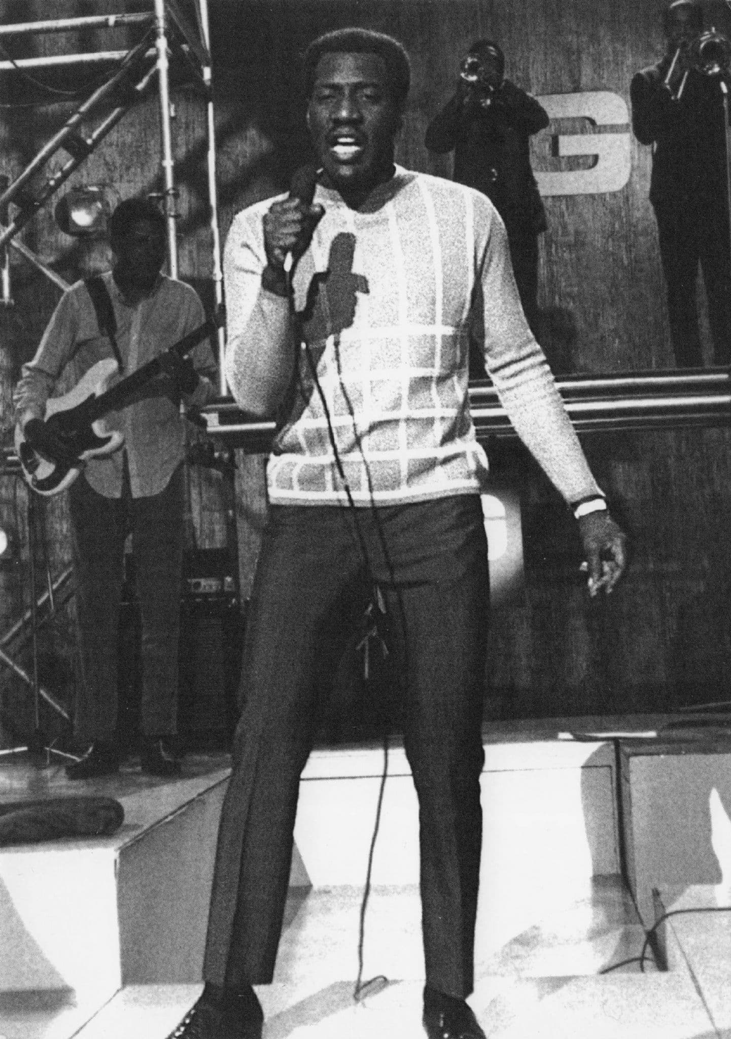 Otis Redding Jazz Blues Live In Concert Rare Reflex Photo Postcard