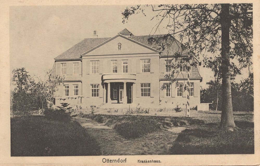 Otterndorf Krankenhaus German Hospital Old Postcard