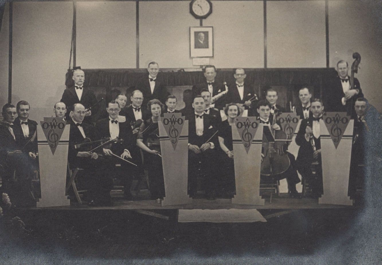 OWO Canadian Concert Brass Jazz Big Band Old PB RPC Postcard