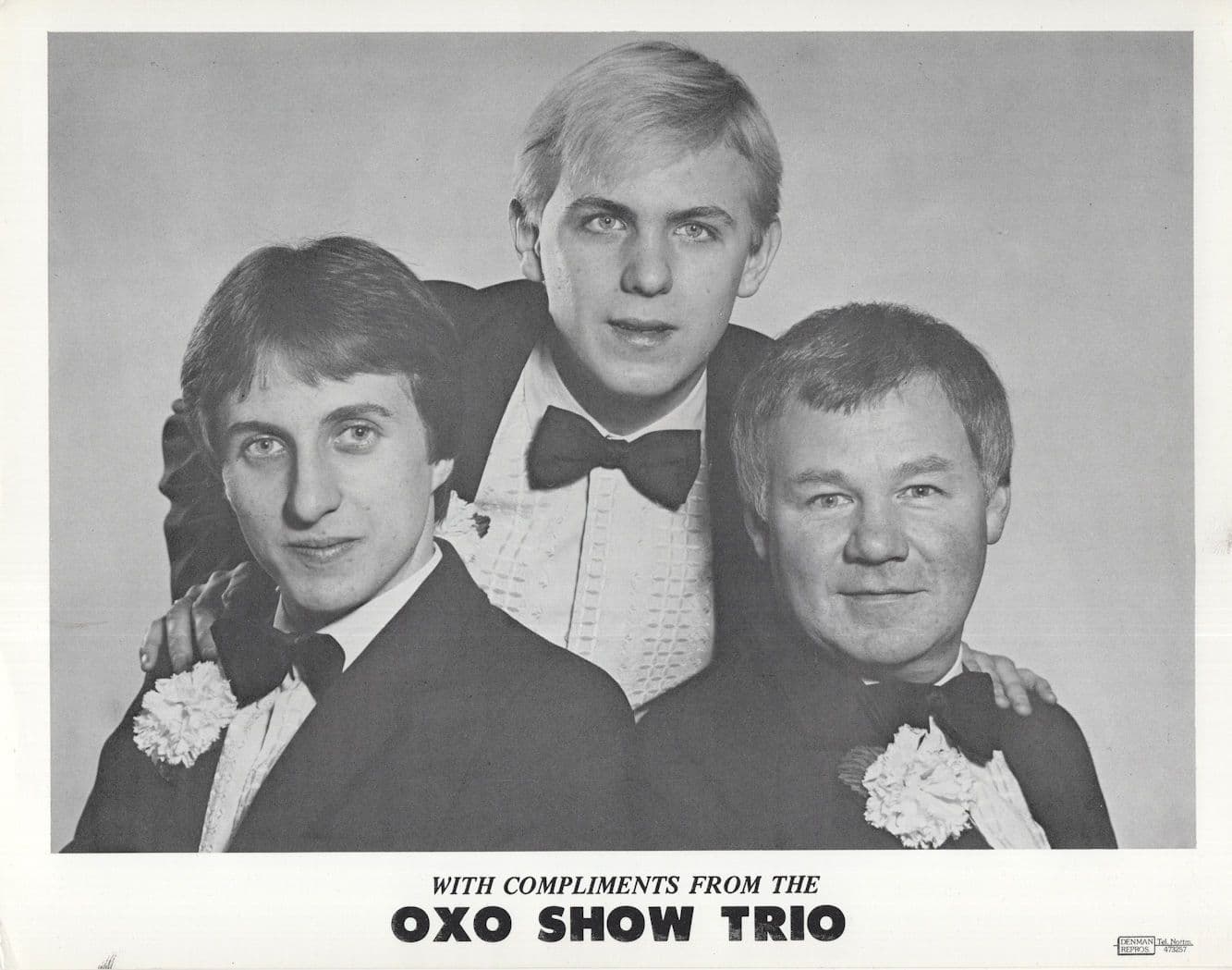 Oxo Gravy Show Trio 1980s Publicity Large Butlins Performers Advertising Photo