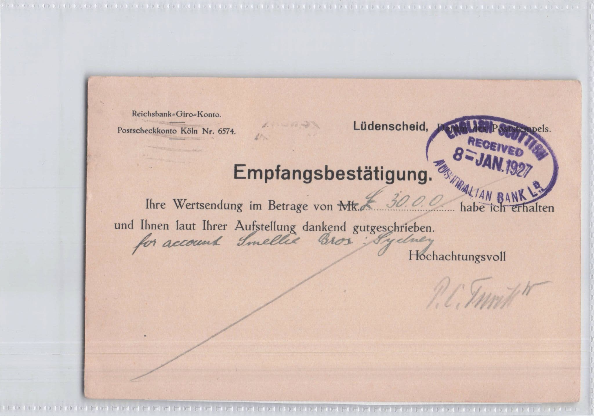 P.C. Turck Wwe German Machinery Tools Factory Ludenscheid Antique Postcard