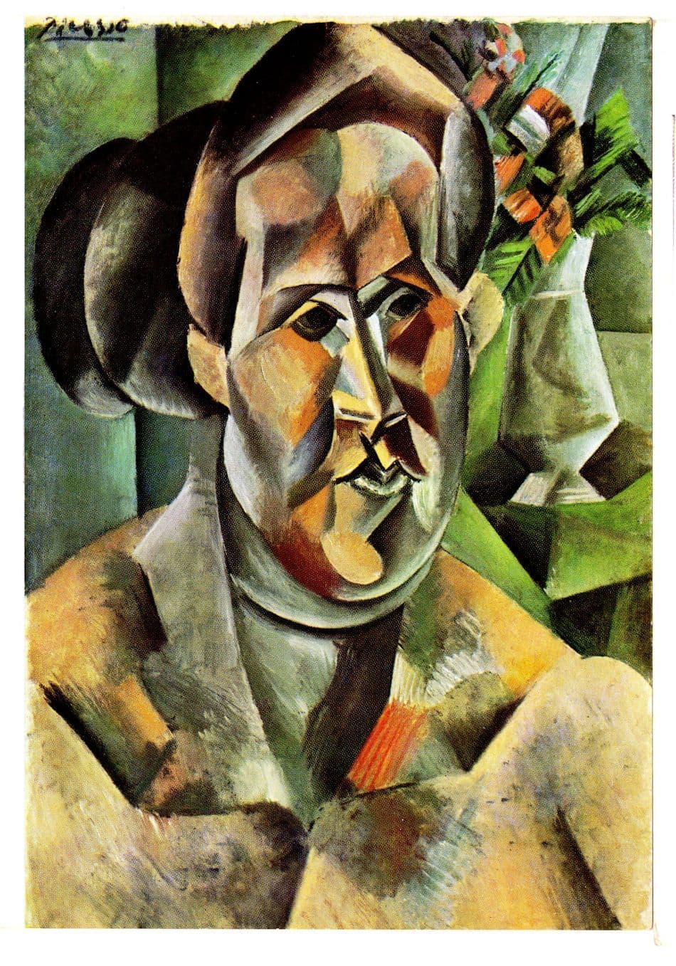 Pablo Picasso Bildnis Fernarde Painting Postcard