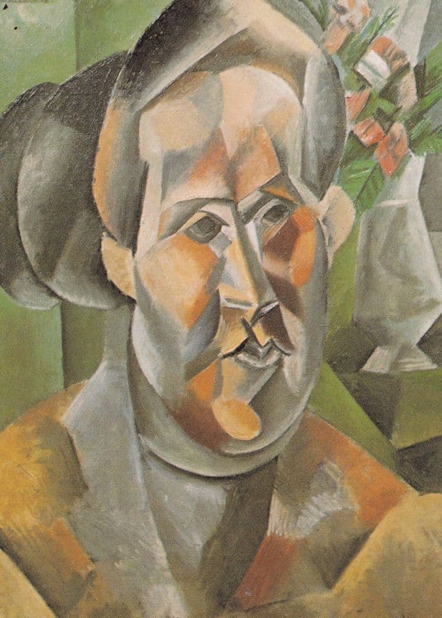 Pablo Picasso Fernande Rare Painting Postcard