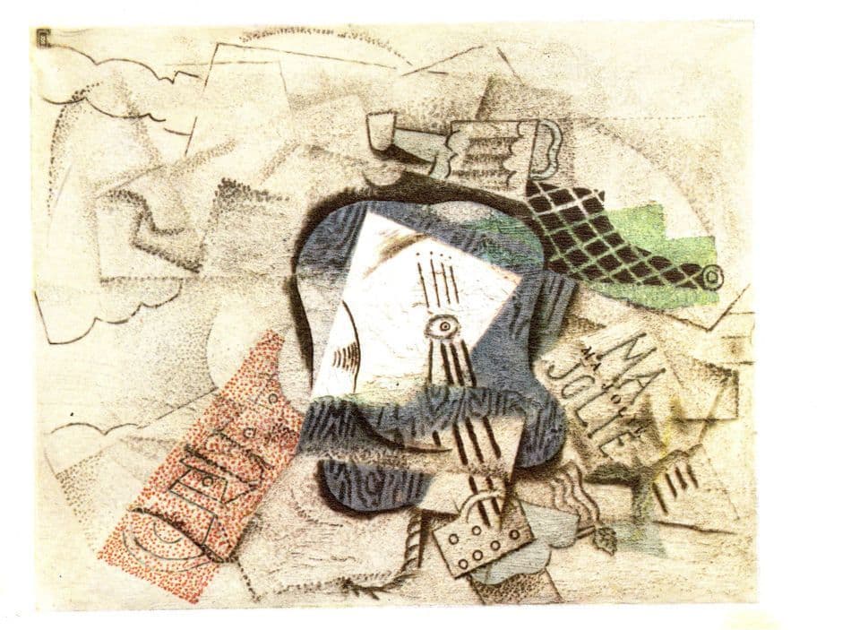 Pablo Picasso Ma Jolie Painting Postcard