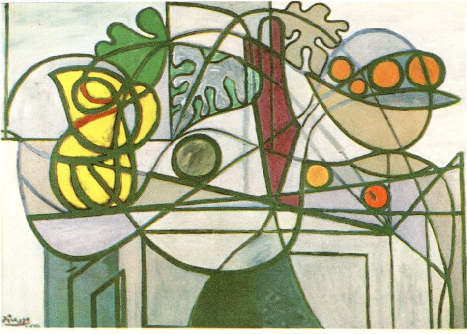 Pablo Picasso Still Life Painting Postcard
