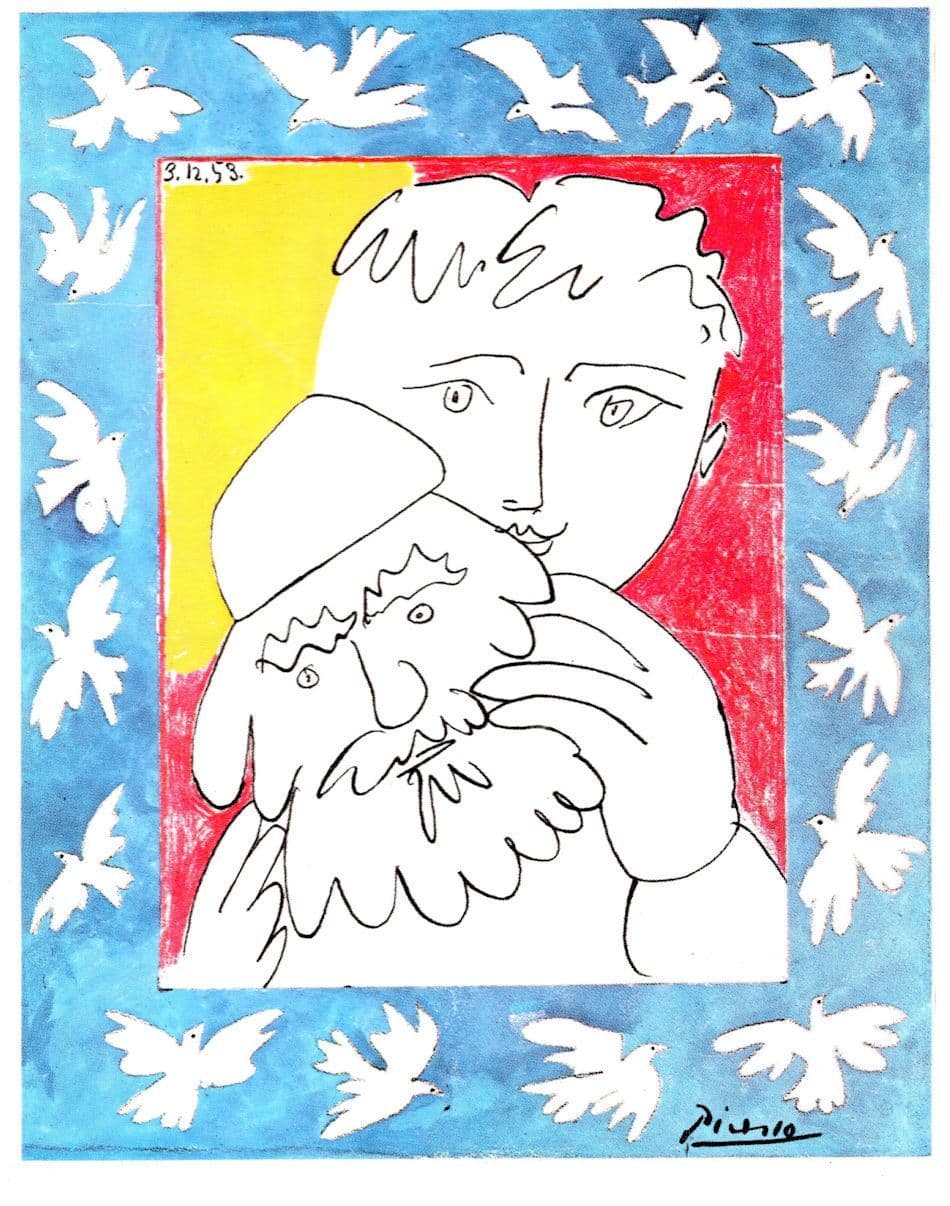 Pablo Picasso The New Year Painting Postcard