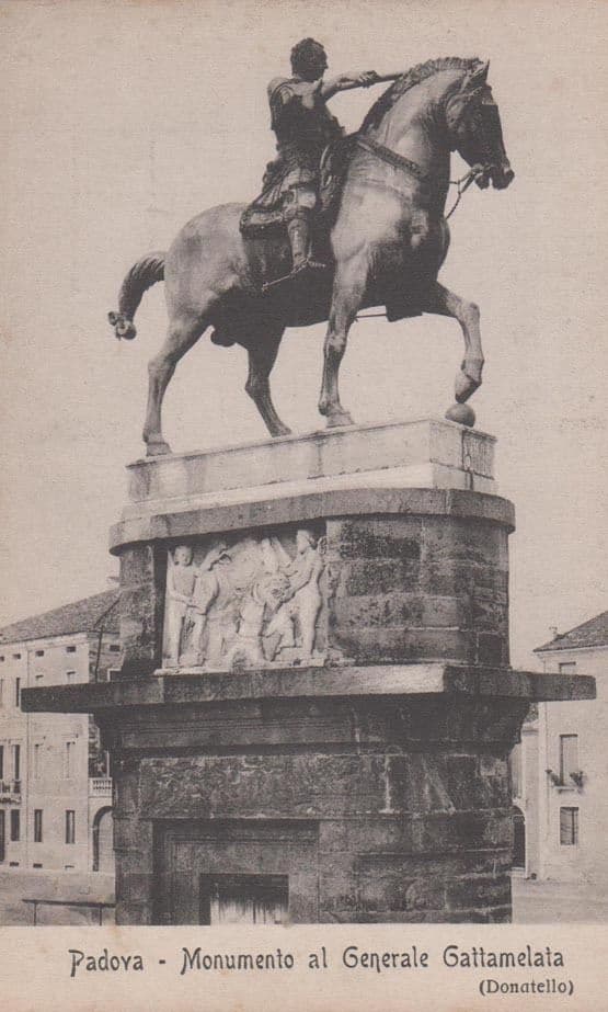 Padova General Generale Gattamelata Monument Statue French Antique Postcard