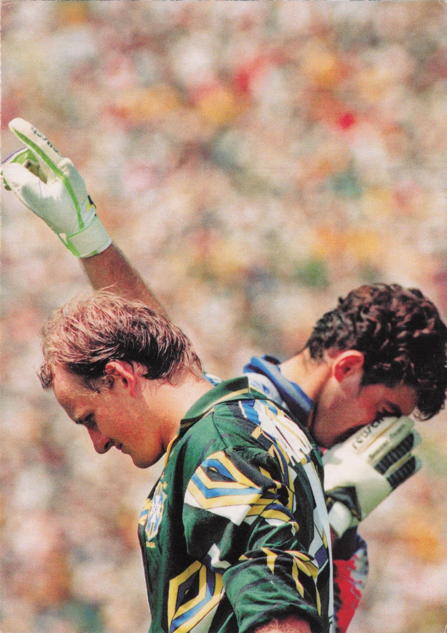 Pagliuca vs Tafarel Italy vs Brazil Football World Cup 2006 Postcard