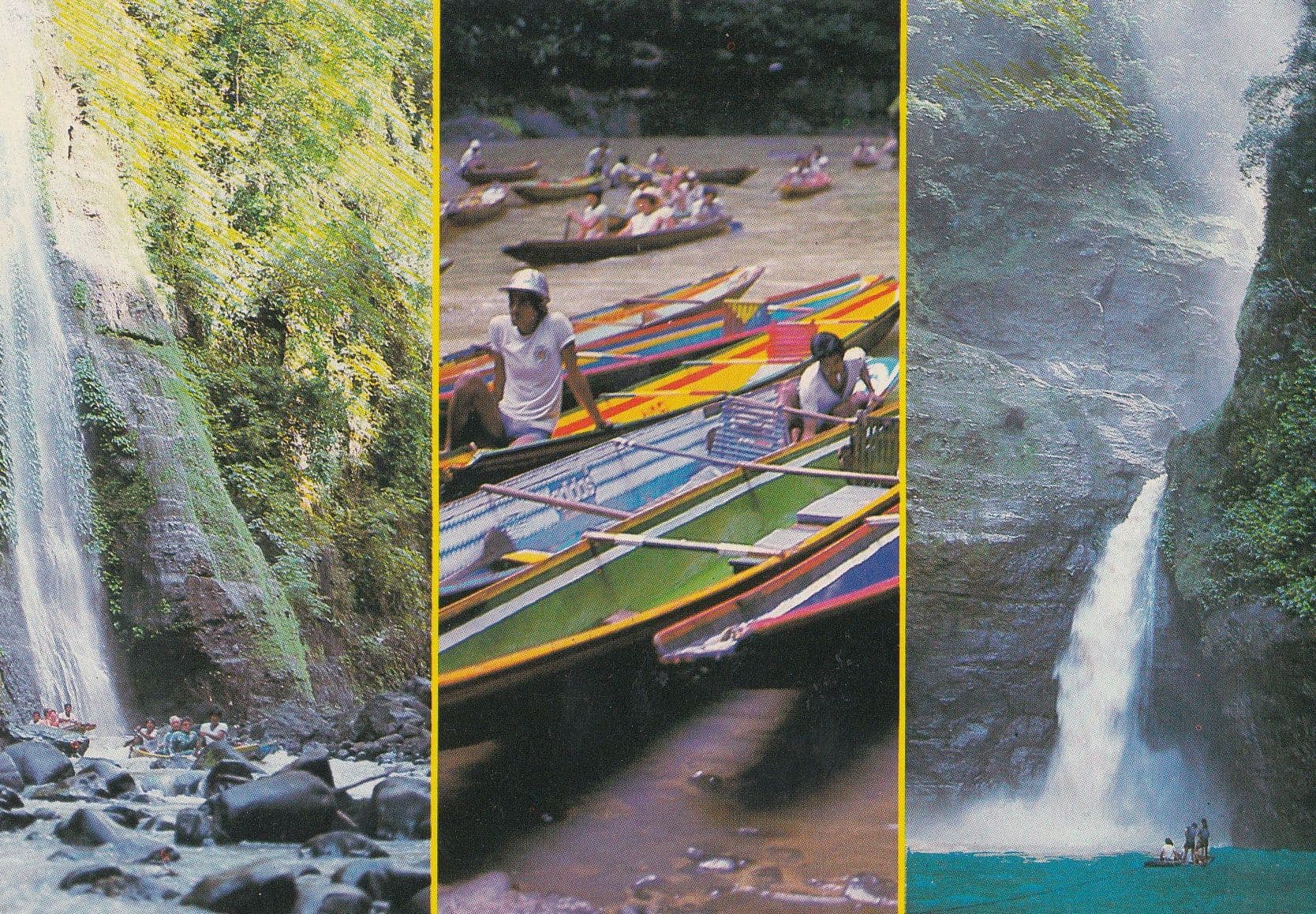 Pagsanjan Rowing Boats Philippines Postcard