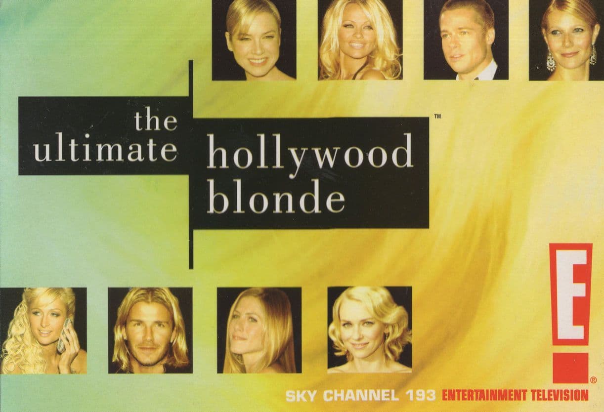 Pamela Anderson Hollywood Blonde TV Show Advertising Postcard