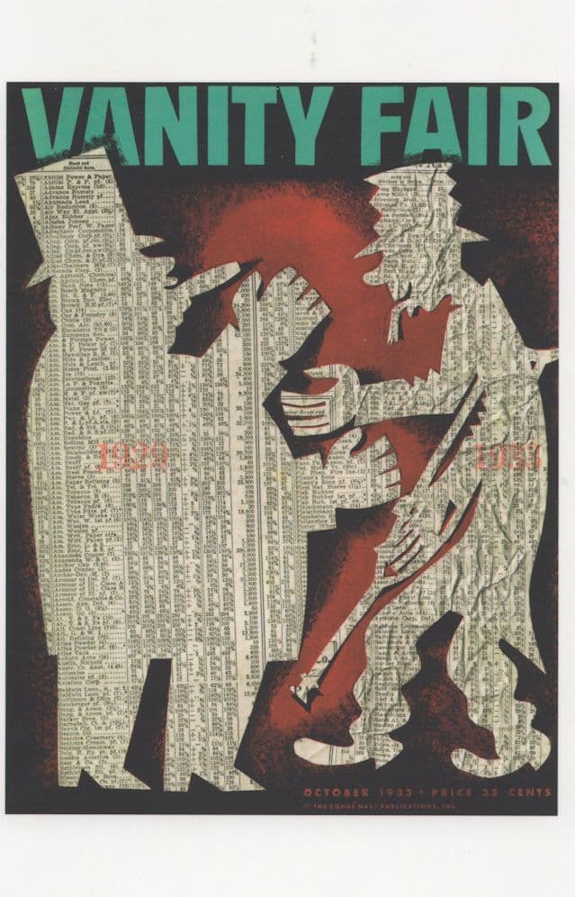 Papier Crafts 1933 Man Made Out Of Newspaper Magazine Postcard