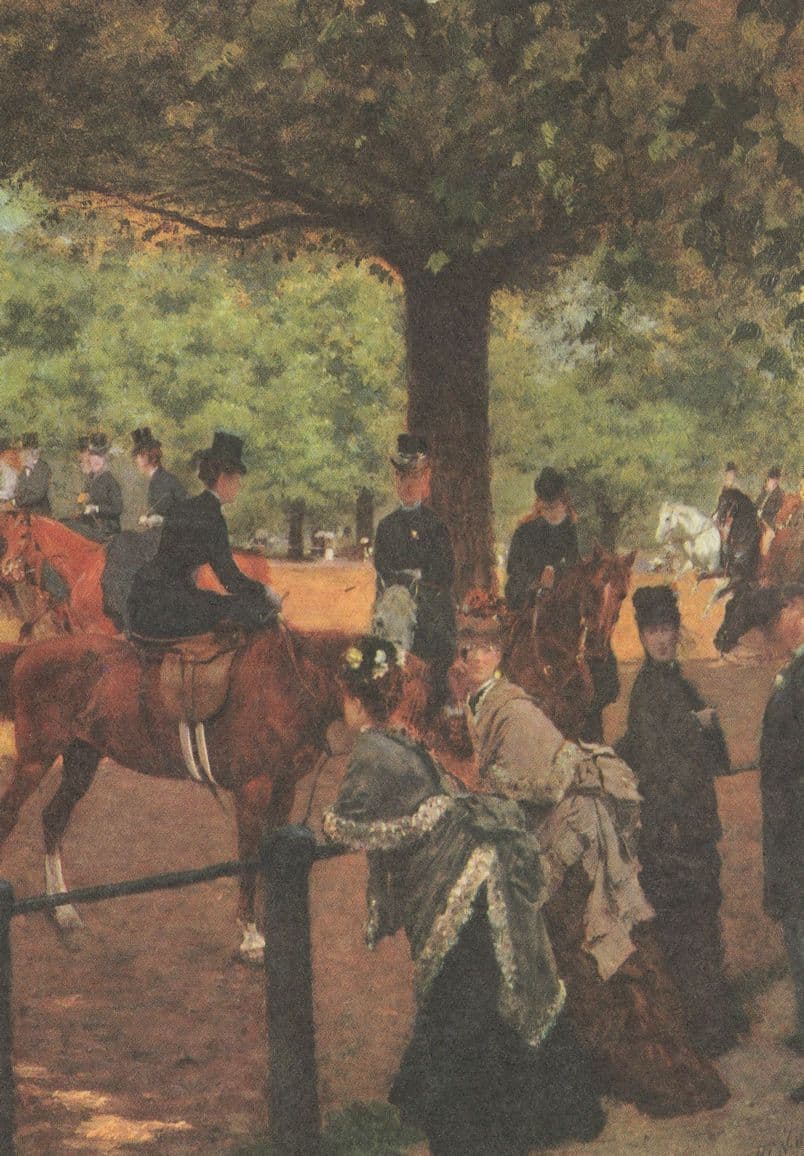 Paris Longchamp Races Horse Racing Painting Postcard s