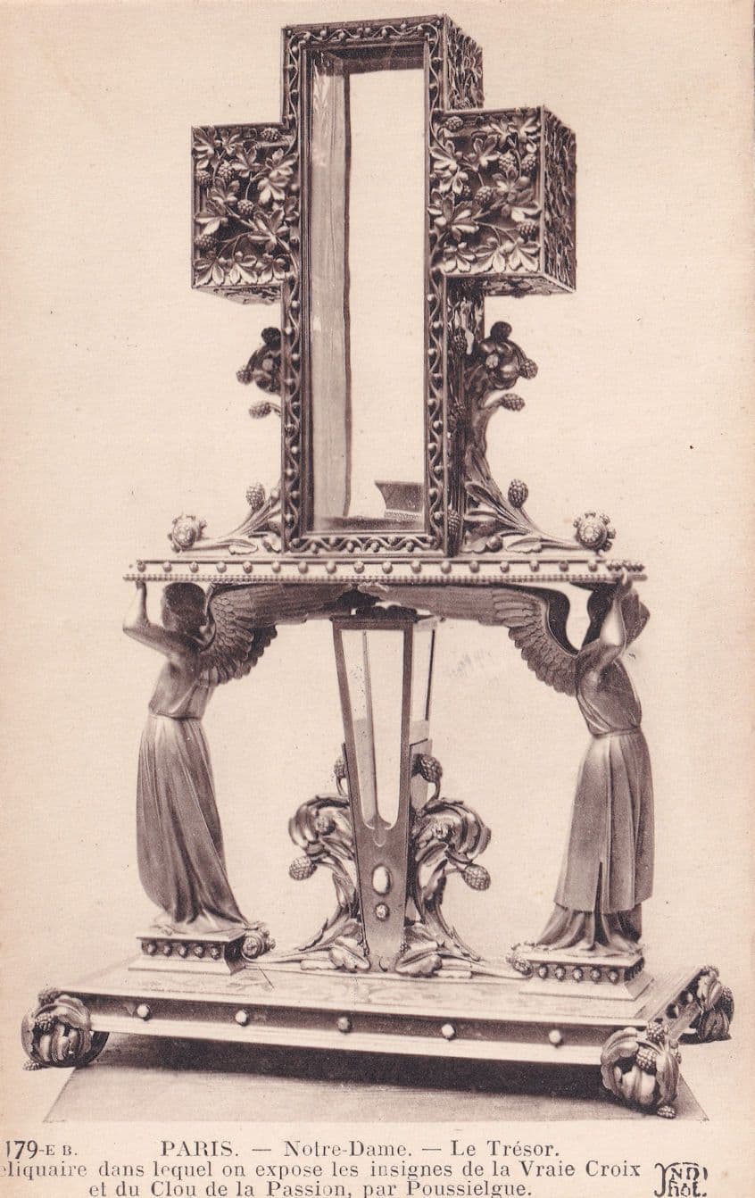 Paris Notre Dame Le Tresor Antique French Museum Postcard