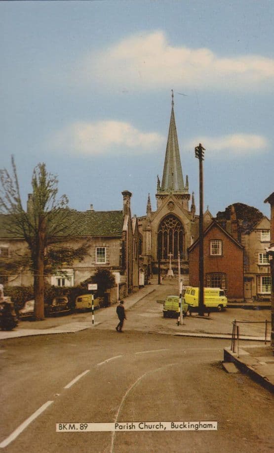 Parish Church Buckingham Postcard
