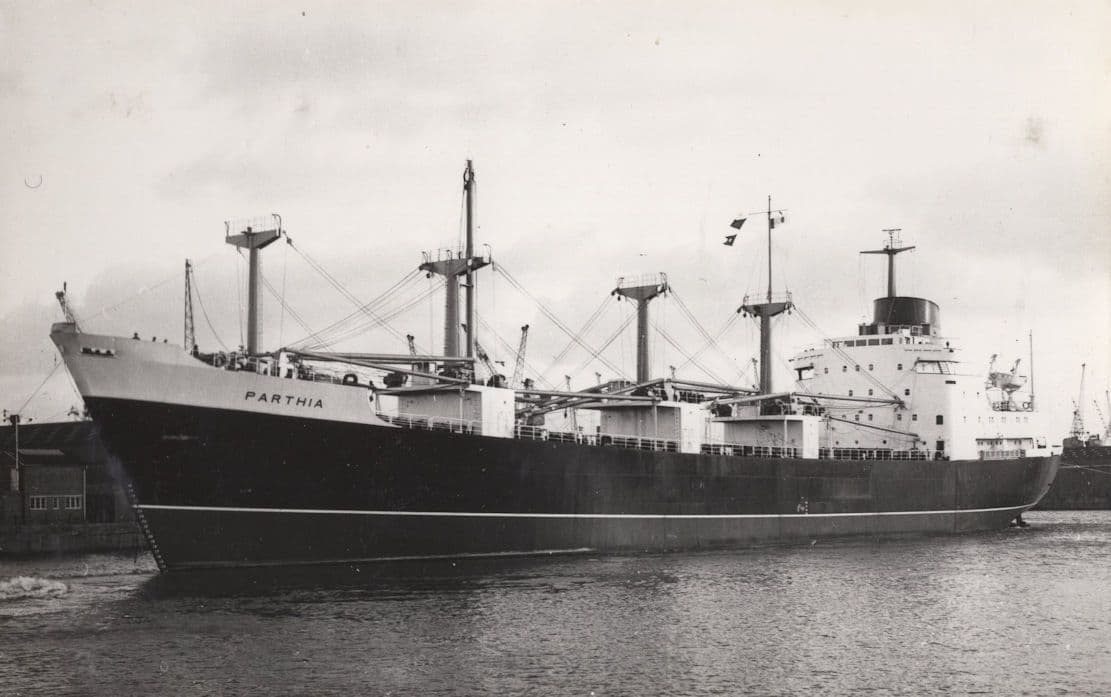 Parthia Ship Vintage Rare Photo