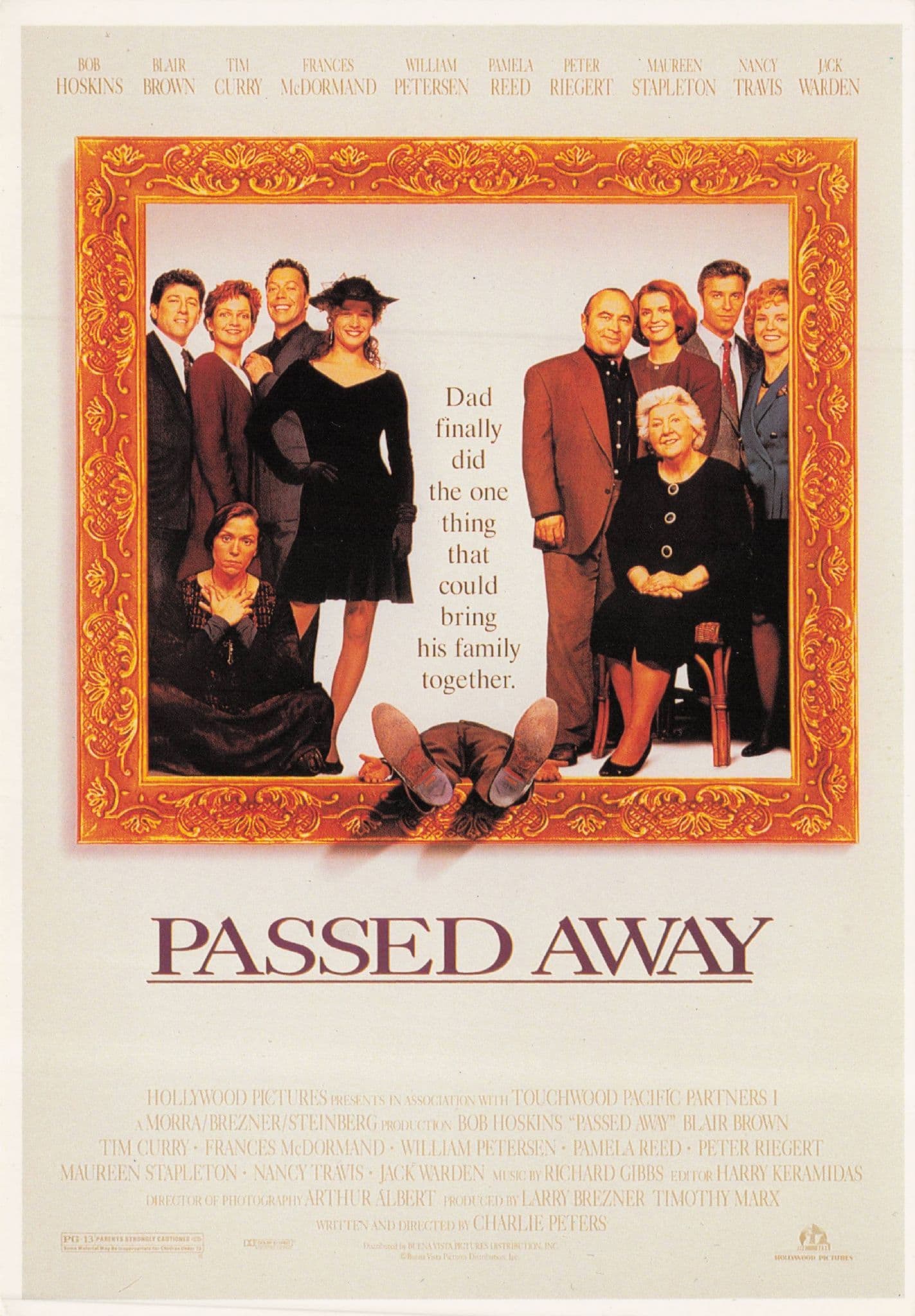 Passed Away Bob Hoskins Tim Curry Film Poster Postcard