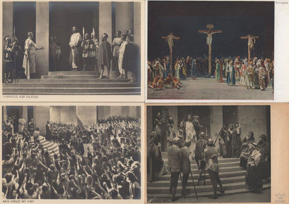 Passionsspiele Oberammergau 12x German Set Of Postcard s