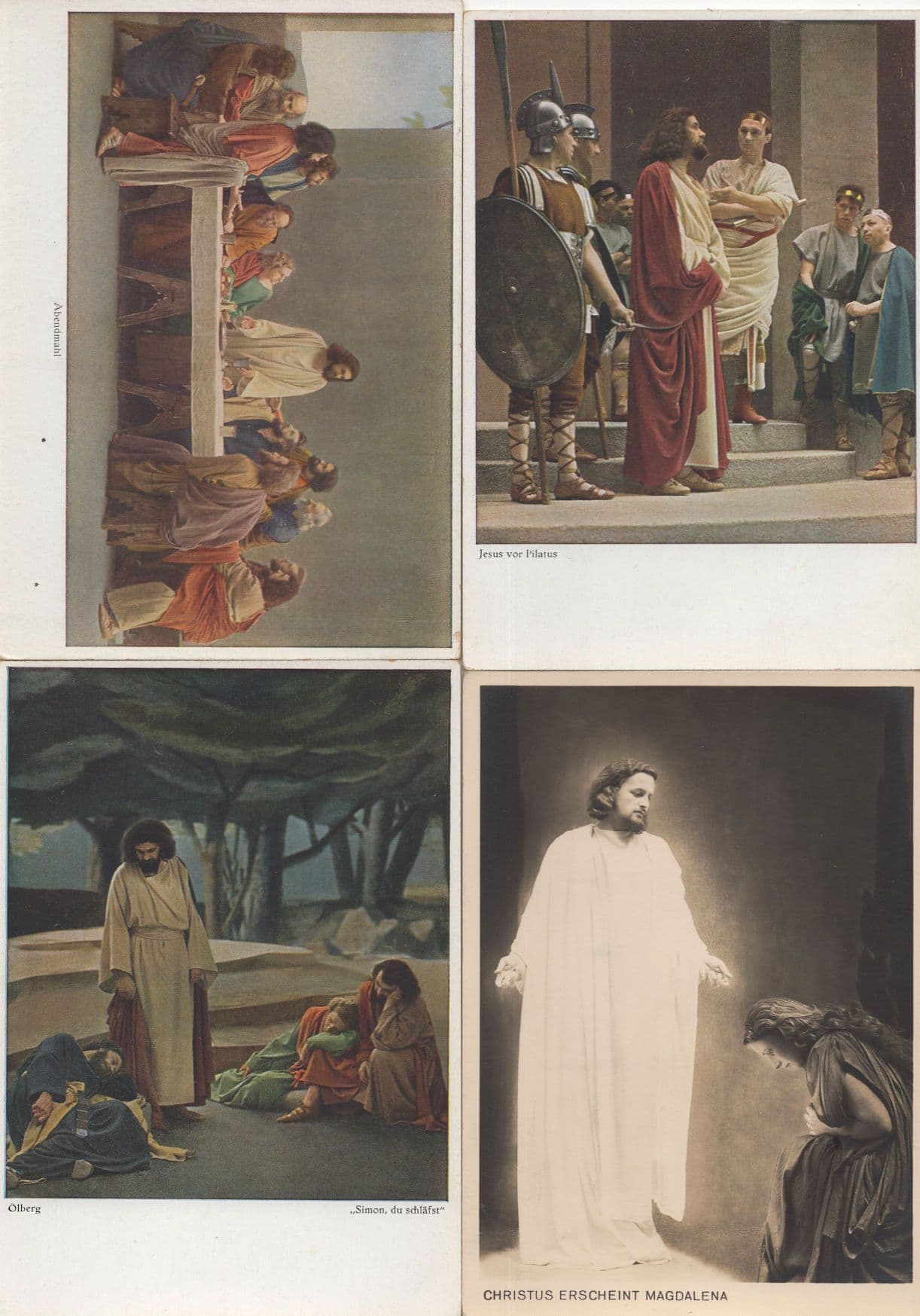 Passionsspiele Oberammergau 12x Old Rare Postcard s