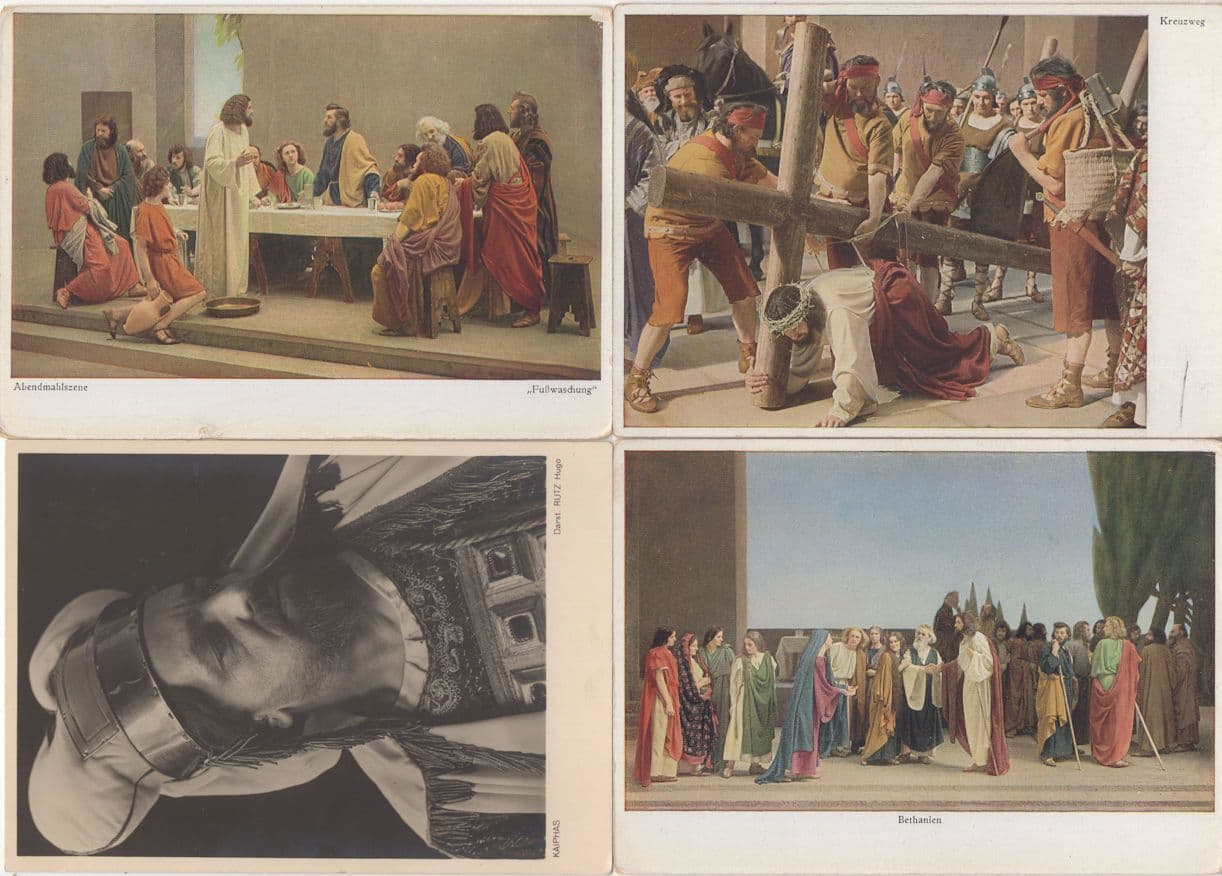 Passionsspiele Oberammergau 12x Old Rare Postcard s