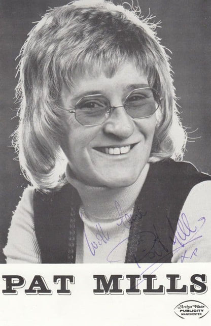 Pat Mills Film Star Comedian 3x Hand Signed Photo s