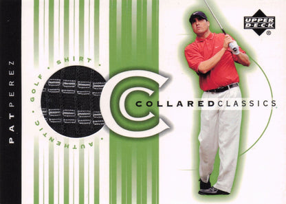 Pat Perez Collared Classics 2003 Golf Shirt Relic Upper Deck Card