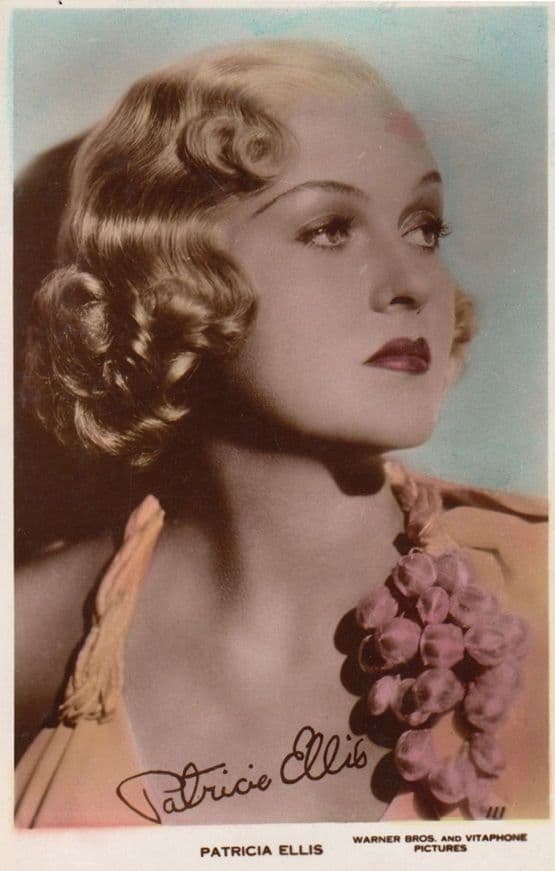 Patricia Ellis Signed Photo Postcard