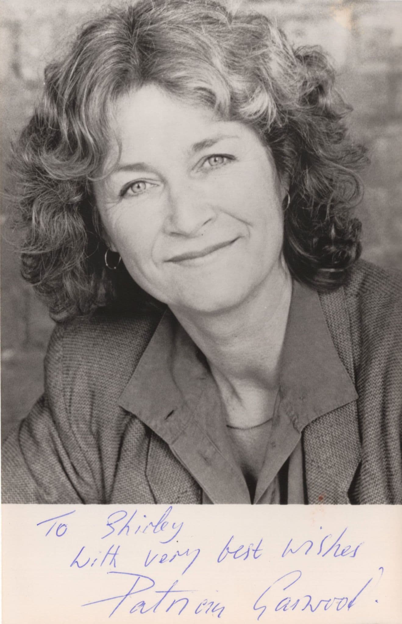 Patricia Garwood No Place Like Home Hand Signed Photo