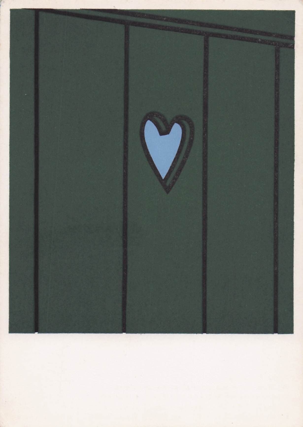 Patrick Caulfield You'll Be Sick If You Spend All Your Time Indoors Painting Postcard