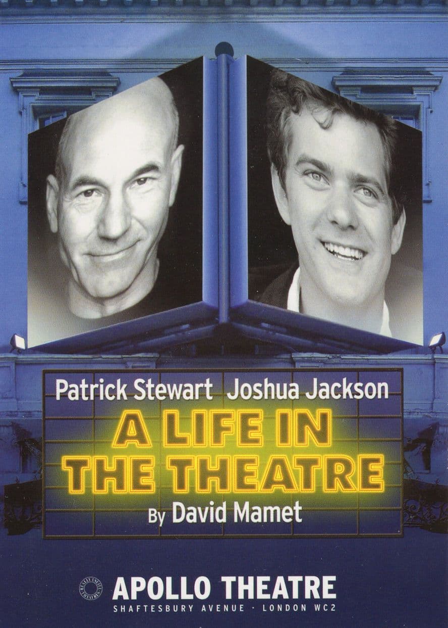 Patrick Stewart Star Trek The Next Generation Theatre Show Postcard