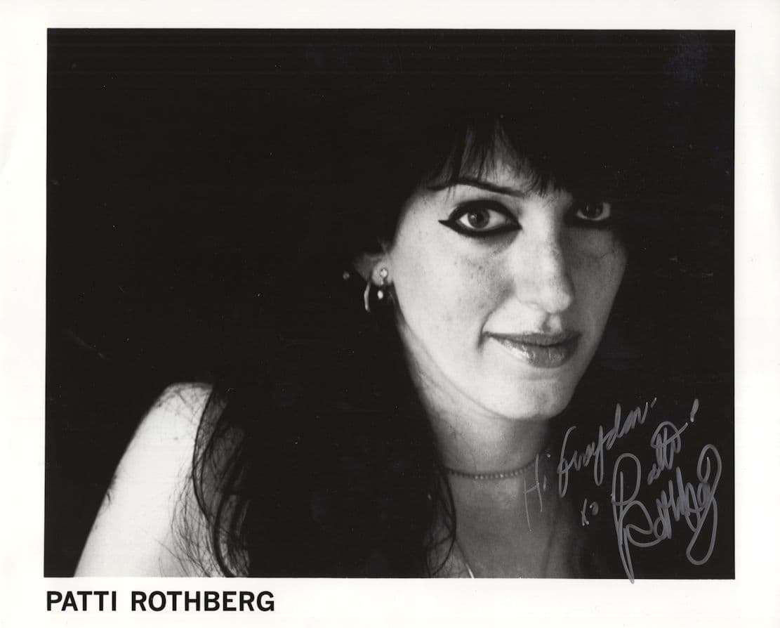 Patti Rothberg Female Rock Guitarist 10x8 Hand Signed Photo