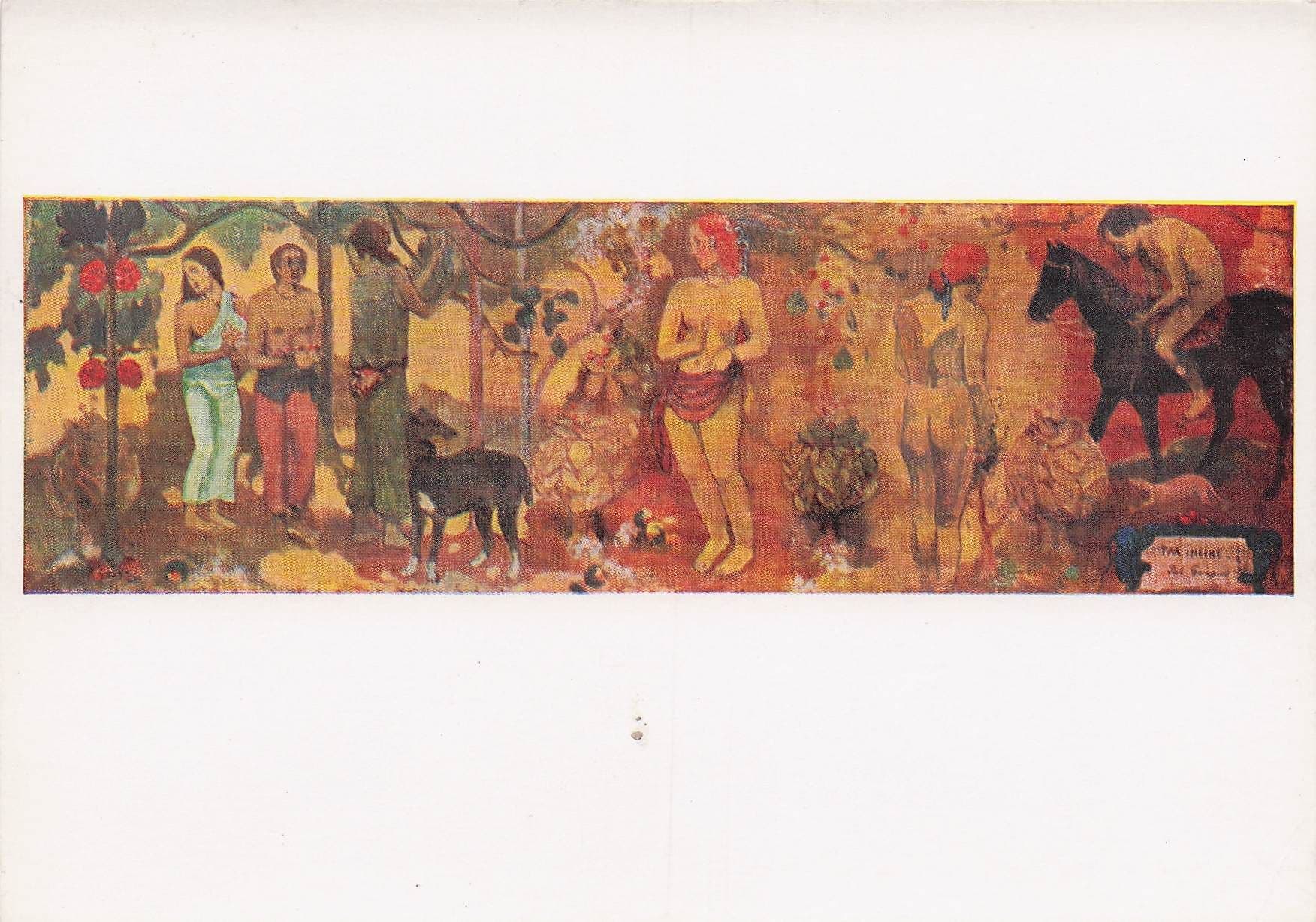 Paul Gauguin Faa Iheine Tate Gallery Painting Postcard