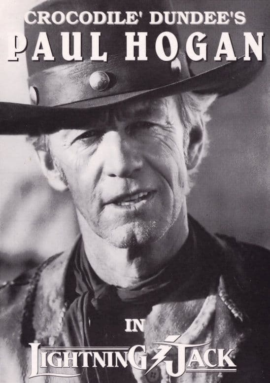 Paul Hogan of Crocodile Dundee in Lightning Jack Film Postcard