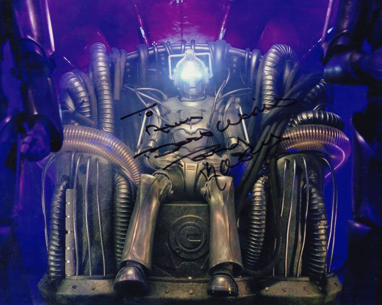 Paul Kasey Dr Who Ultimate 10x8 Hand Signed & COA 2x Photo s