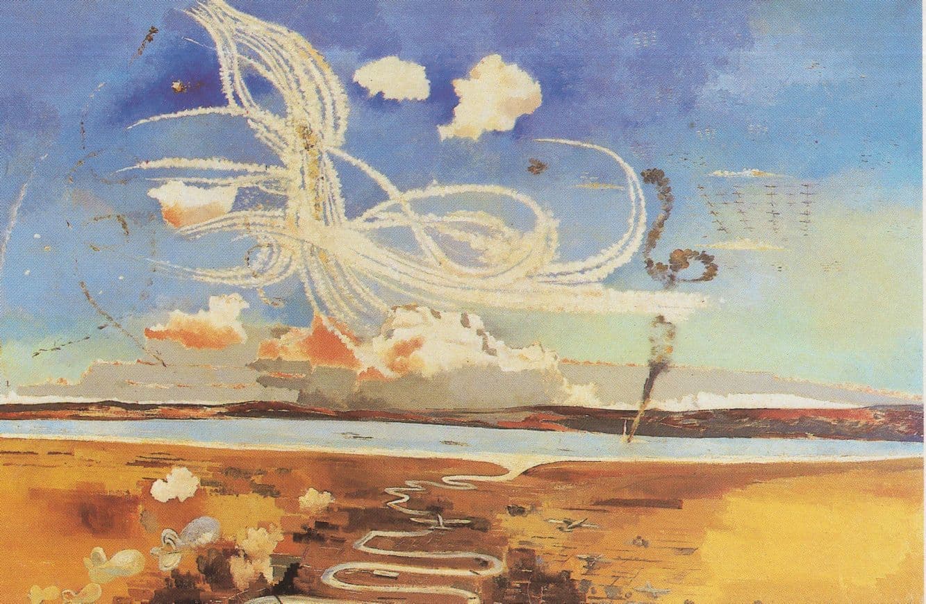 Paul Nash Battle Of Britain WW2 Painting Postcard