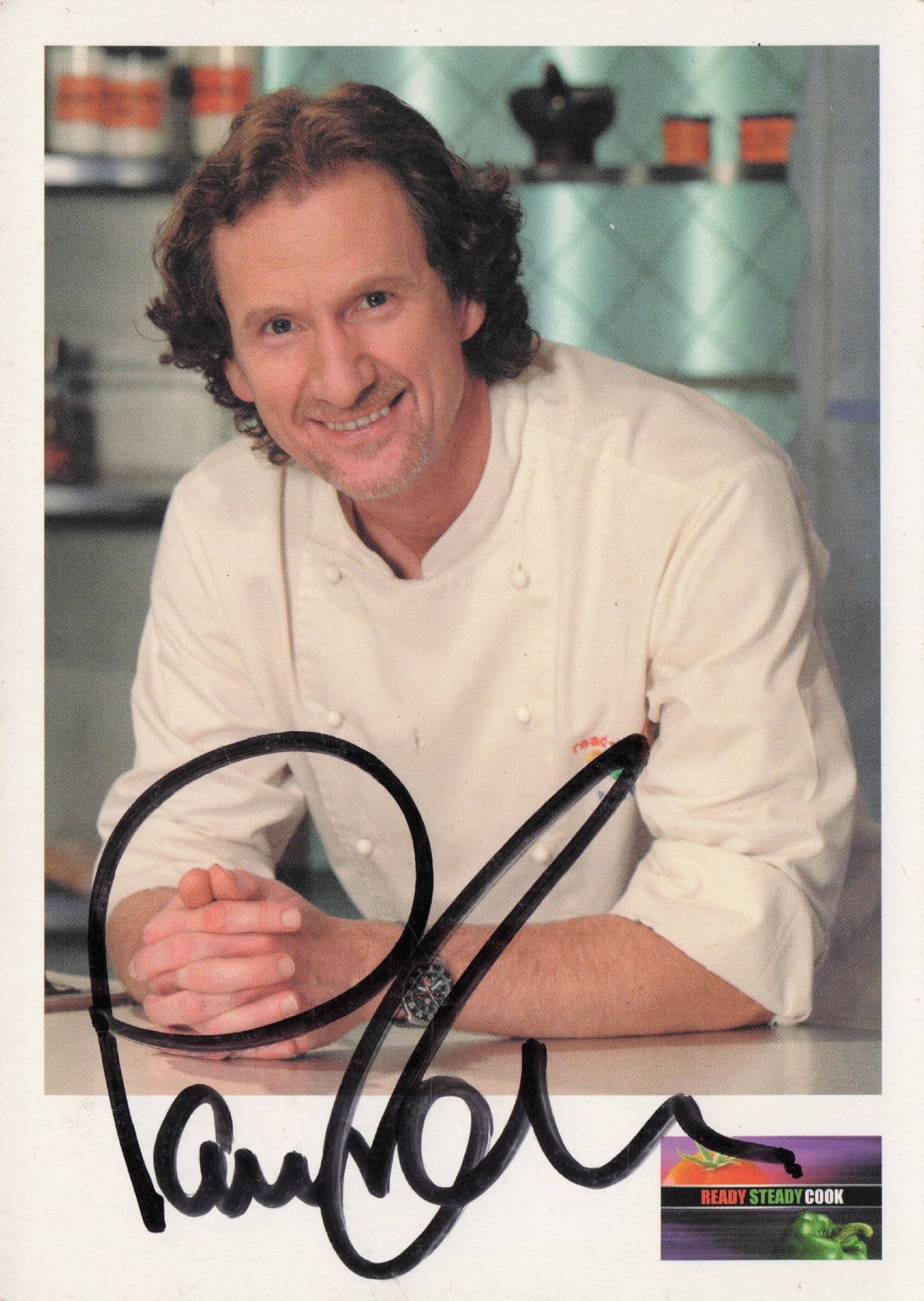Paul Rankin Ready Steady Cook Celebrity TV Chef Hand Signed Photo