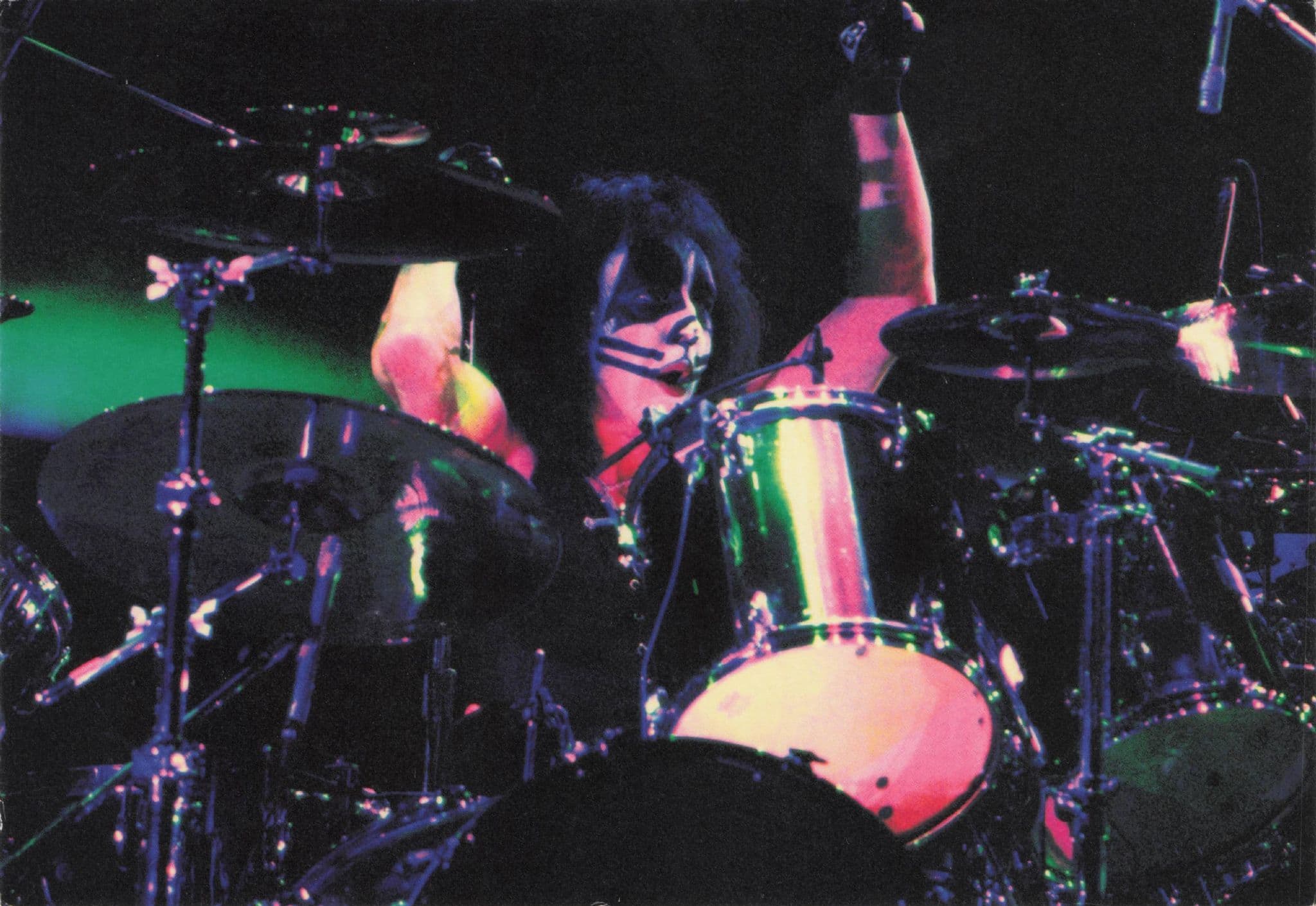 Paul Stanley Kiss Heavy Rock Group Classico Rare Postcard