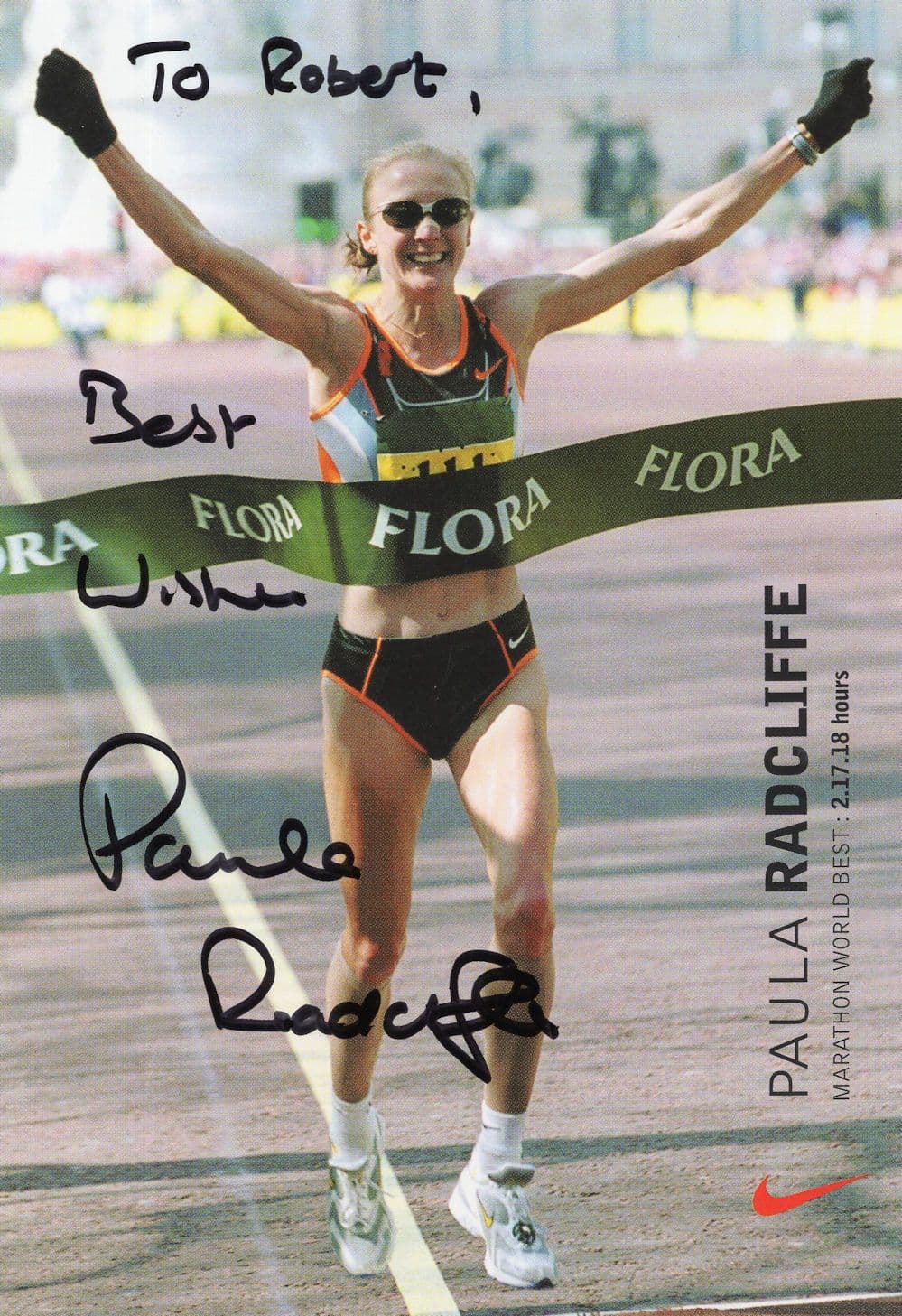 Paula Radcliffe Olympic Games Athletics Hand Signed Photo