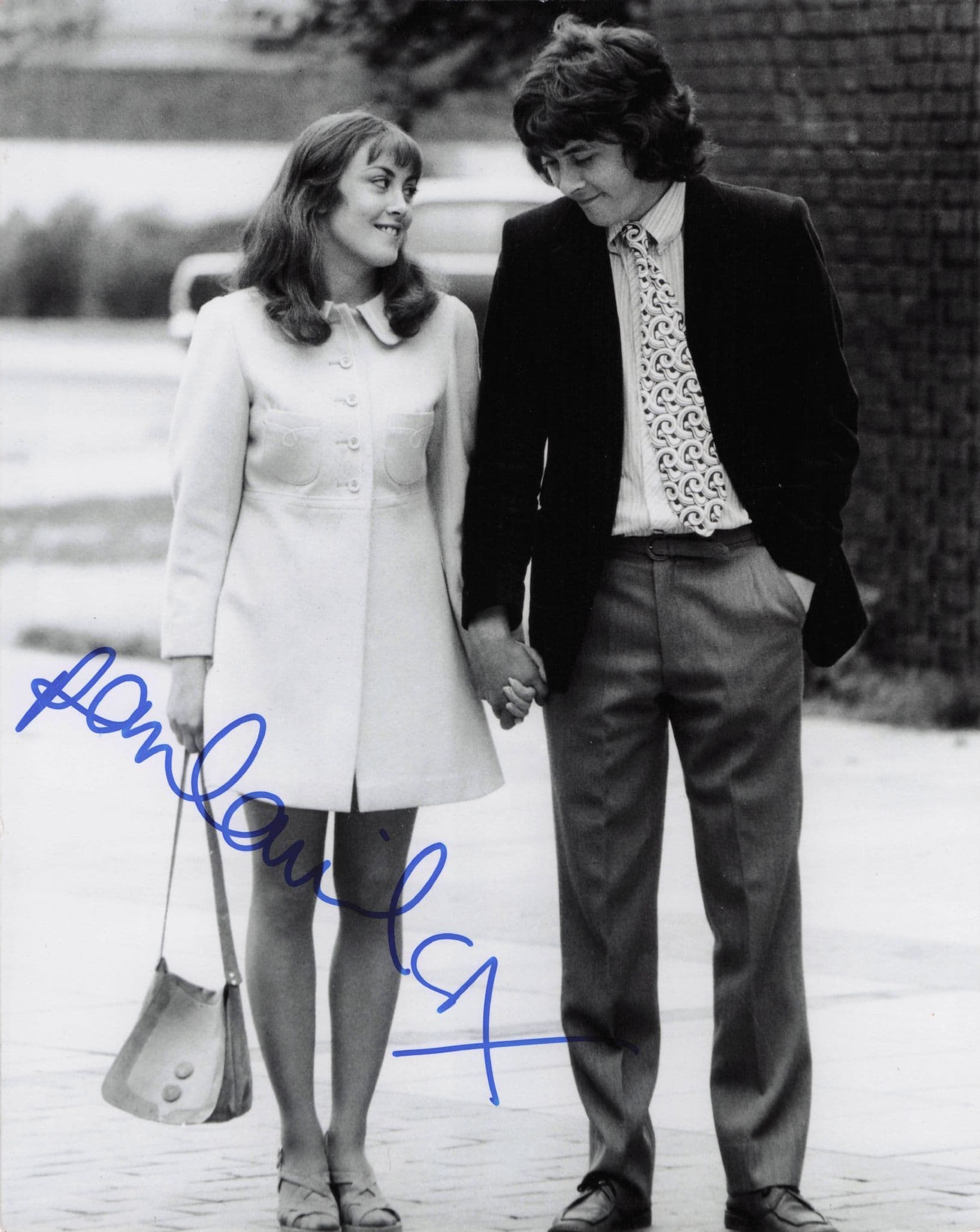 Paula Wilcox & Richard Beckinsale of Porridge 10x8 Hand Signed Photo