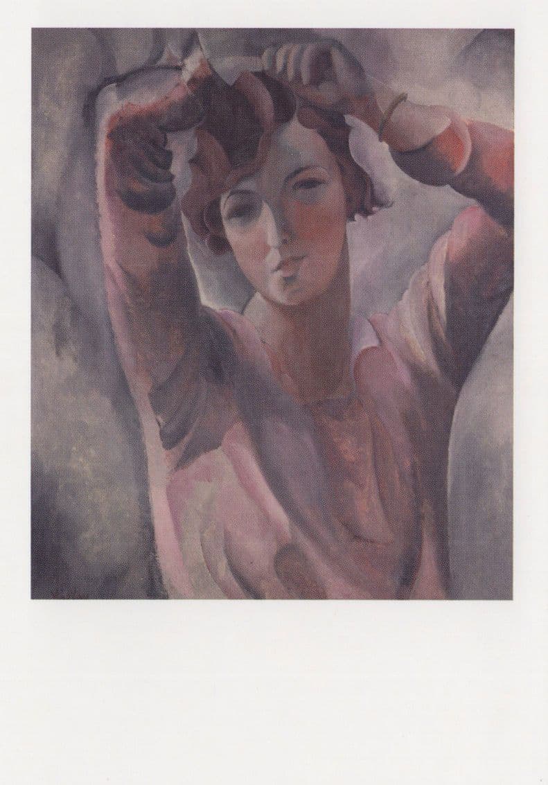 Paule Vezelay Painter Self Portrait London Gallery Postcard