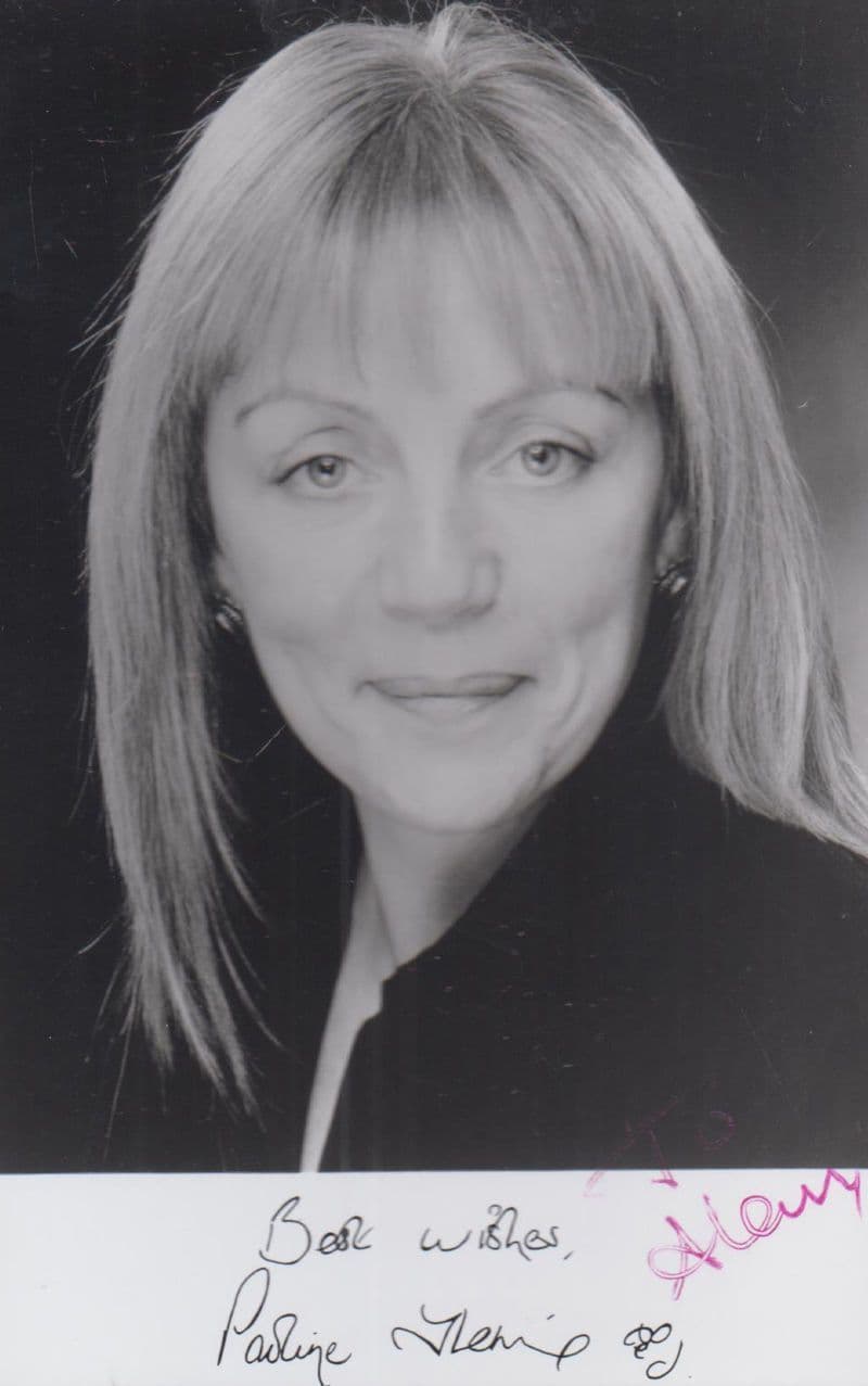 Pauline Fleming Heartbeat Coronation Street Signed Vintage Publicity Card Photo
