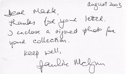 Pauline McClynn Father Ted 2x Hand Signed Photo + Letter