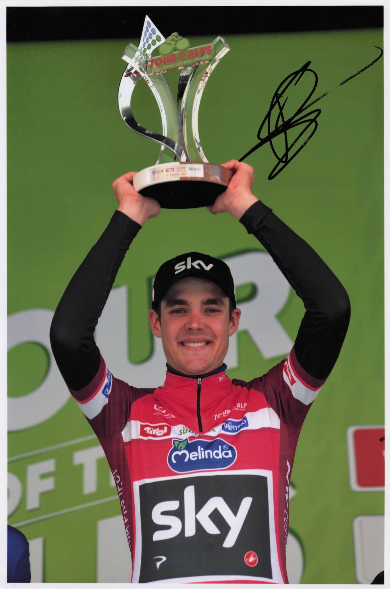Pavel Soukup Czech Cycling Tour Of The Alps Race Trophy 12x8 Hand Signed Photo