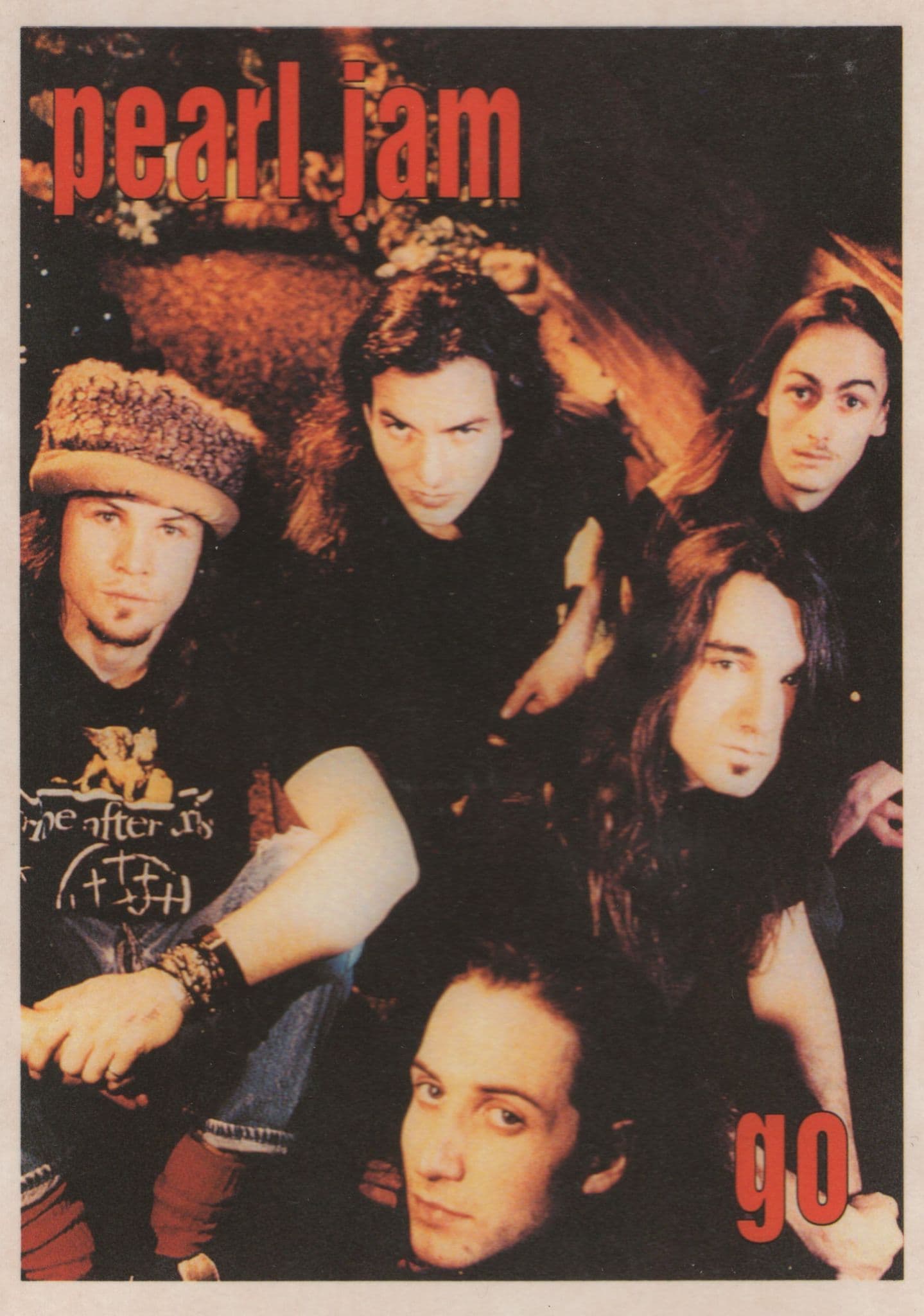 Pearl Jam Go CD Rare Postcard
