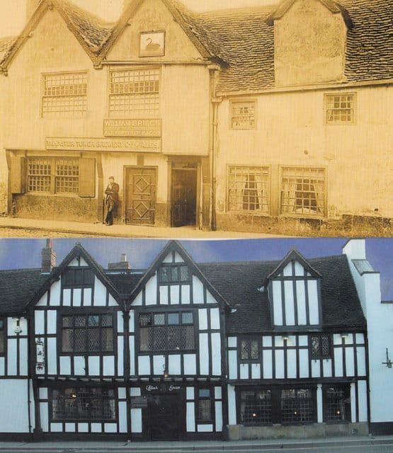 Peasholme Green Black Swan Pub Bicycle Brickmakers 2x York Large Postcard s